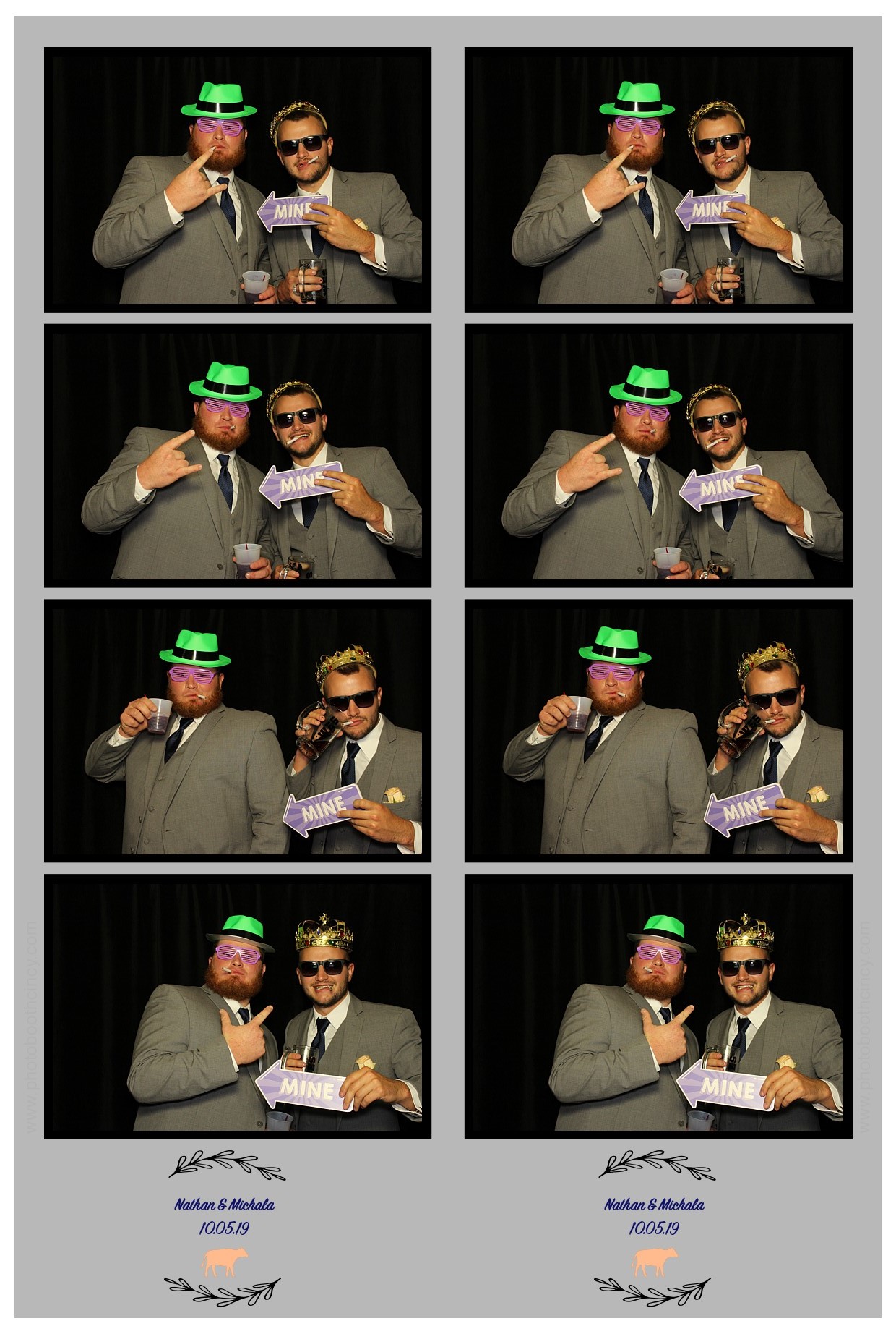 Michala Binkly & Nathan Hall Wedding Reception | View more photos from the event at gallery.photoboothcincy.com/u/PhotoBoothCincy/Michala-Binkly-Nathan-Hall-Wedding-Reception